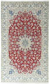 Nain Tappeto 210x360 Rosso (Iran) Annodato A Mano