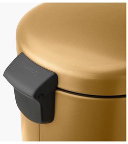 Cestino per la spazzatura dorato in acciaio con pedale 30 l NewIcon – Brabantia