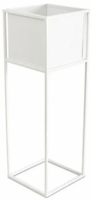 Portafiori 70x24 cm bianco