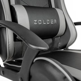 Sedia da gioco VARR Zolder nero/grigio