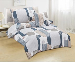 Set copripiumino e federa in microsatinato per letto singolo 3 pezzi 140x200 cm Beryl – My House