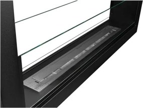 Camino a bioetanolo da incasso bifacciale biocamino 2 lati 90x40 cm MONTEFALCO 90