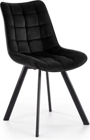 Sedia da pranzo COMORO, 1 pezzo, nera