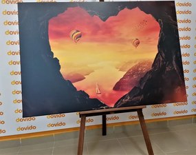 Stampa su tela – Vista dalla caverna