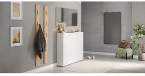 Scarpiera bianca effetto rovere 138x105x25 cm Libbiano – Germania