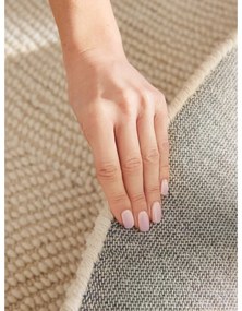 Tappeto rotondo colore naturale chiaro in lana tessuto a mano ø 200 cm Eleni Natural White – Hanse Home