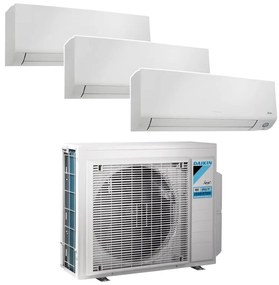 Condizionatore a muro multisplit dual DAIKIN NEW PLUS 9 + 9 + 12 17759 BTU classe raffreddamento A+++, bianco