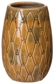 Vaso 15 x 15 x 22,5 cm Ceramica Senape