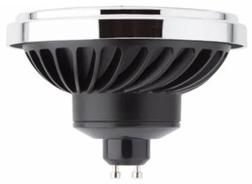 Lampada AR111 15W, Angolo 45°, Nera - OSRAM LED Colore  Bianco Caldo 2.700K