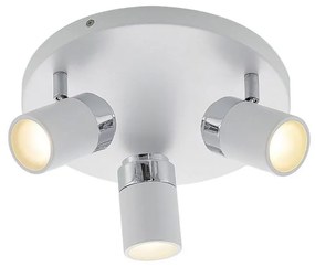 Lindby - Kardo 3 Plafoniera White/Chrome Lindby