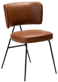 Sedia da pranzo marrone cognac Roost - DAN-FORM Denmark