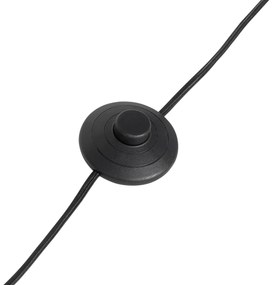 Lampada da terra rustica a treppiede in legno di noce - Tripod Classic