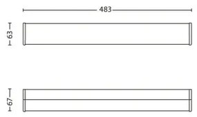 Philips 34059/11/16 - Applique a LED per bagno MYBATHROOM FIT 3xLED/2,5W IP44