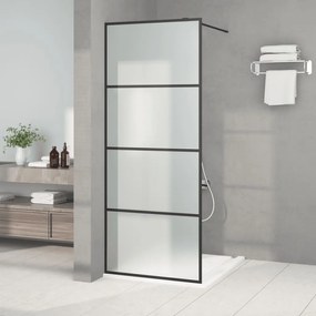 Parete Doccia Walk İn Nera 80x195 Cm Vetro Smerigliato Esg /