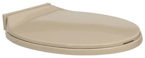 Tavoletta Wc A Chiusura Ammortizzata Beige Ovale /