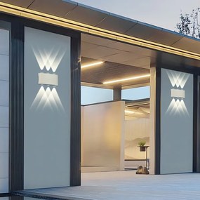 Brilagi - Applique LED da esterno FLAREBOX LED/6W/230V bianco IP65