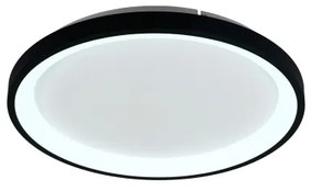 Brilagi - LED dimmerabile plafoniera FALCON SLIM LED/42W/230V Ø 50 cm nero + telecomando