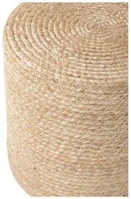 Poggiapiedi di colore naturale Jutta Gold – Hanse Home
