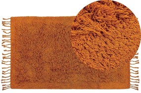 Tappeto cotone arancione 80 x 150 cm BITLIS Beliani