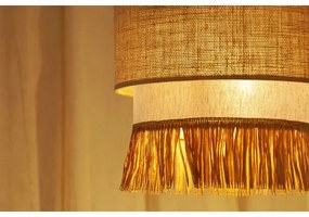 Brilagi - Lampadario a cavo WINNETOU BOHO 1xE27/15W/230V Ø 25 cm marrone/crema