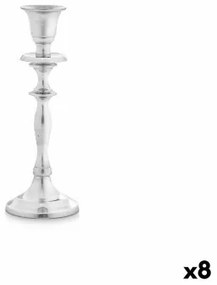 Candelabro Argentato Alluminio 4,5 x 20 x 7,5 cm (8 Unità)