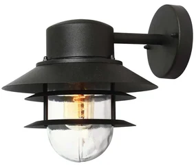 Applique scandinavo da esterno COPENHAGEN-BK nero IP44 1X E27 ELSTEAD