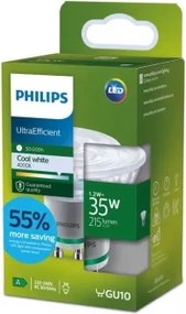 Lampadina LED ULTRAEFFICIENT Philips PAR16 GU10/1,2W/230V 4000K