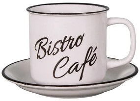 Tazza da espresso in gres bianco Bistro Café - Antic Line