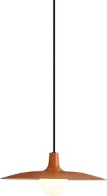 Lampada a sospensione retrò arancione per sistema a binario monofase - Slimline Panzi