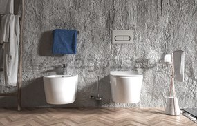 Sanitari sospesi in ceramica rimless sedile con chiusura rallentata - Linea Zeta