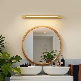 Brilagi-LED Illuminazione per specchio da bagno AQUA LINE LED/18W/230V 60 cm IP44 dorata
