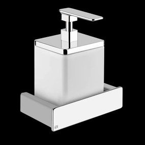 Dispenser porta sapone a Parete Cromo bianco Ispa 41613 Gessi