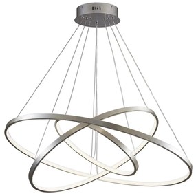 Lampadario LED a sospensione con filo LEA LED/60W/230V 4000K diametro 80 cm cromo