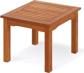 RIACO - tavolino quadrato da giardino in legno massiccio di acacia