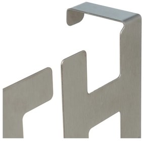 Appendiabiti in metallo argento opaco 32 cm Bath - Casa Selección