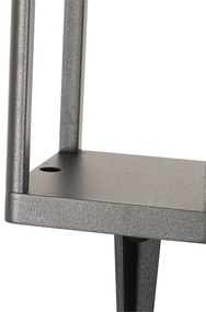 Lampada da terra per esterni grigio scuro 40 cm con LED e luce dimmerabile a energia solare - Sonne