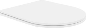 Mexen sedile a chiusura rallentata slim, durevole, bianco opaco - 39740001