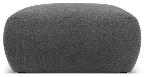 Sgabello grigio scuro in tessuto bouclé Molino - Micadoni Home
