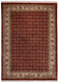 Bidjar Tappeto 240x180 Rosso (Indian) Annodato A Mano