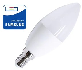 Lampada E14 7.5W a Candela, SAMSUNG LED Colore Bianco Caldo 3.000K