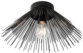 Plafoniera Art Déco nera - Broom