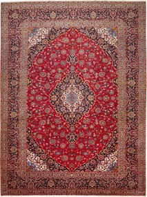 Kashan Tappeto persiano 300x400 Rosso (Iran) Annodato A Mano