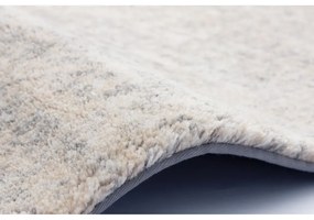 Tappeto in lana crema 133x190 cm Fam - Agnella