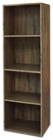 Libreria in legno 5 ripiani scaffale Bianco L 40 x H 29 x H 172 cm