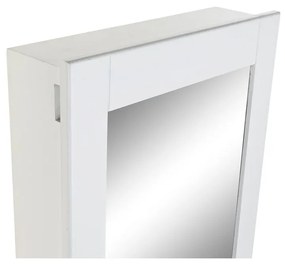 Portagioie Verticale DKD Home Decor Specchio Velluto MDF Tradizionale (35,7 x 35,8 x 154 cm)