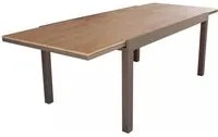 Tavolo da giardino allungabile 160 240x75x95 cm - taupe