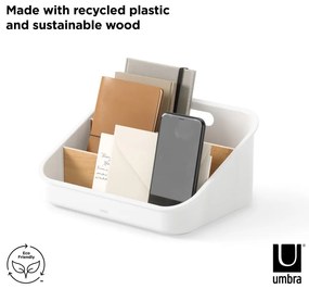 Organizer da bagno in plastica bianca per cosmetici Bellwood - Umbra