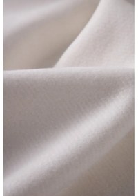 Plaid crema con basi di cotone, 140 x 180 cm Plain - Euromant