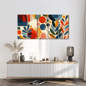 Quadri 5 pezzi – Forme astratte moderne