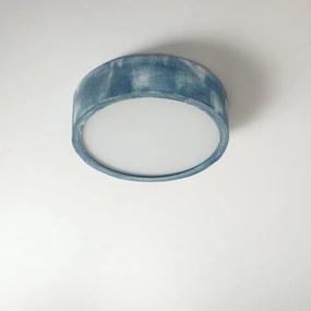 Brilagi - Plafoniera PINO 1xE27/15W/230V pino/blu Ø 27,5 cm